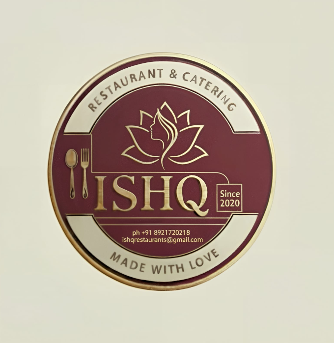 Ishq Restaurant Logo - Restaurant and Catering since 2020